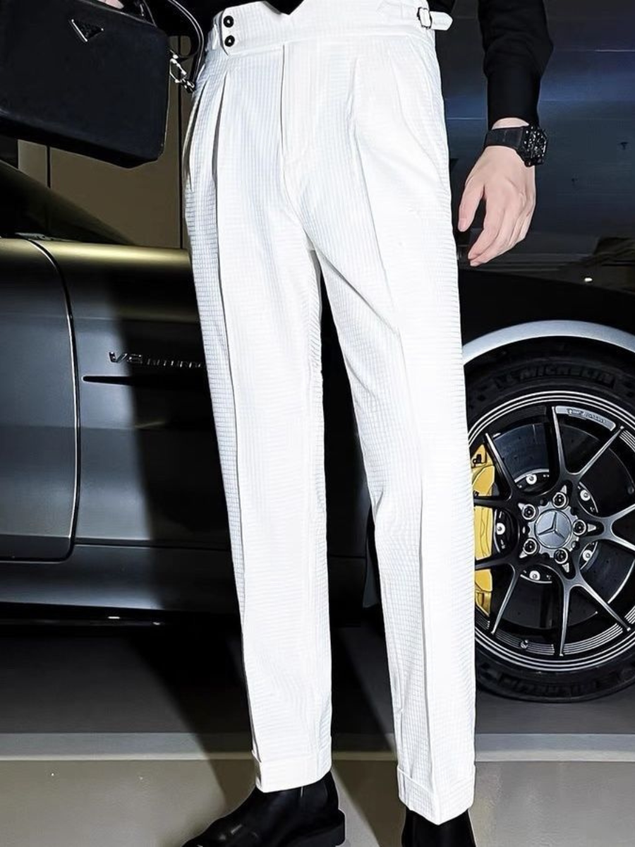 Straight Cut Naples Style Trousers