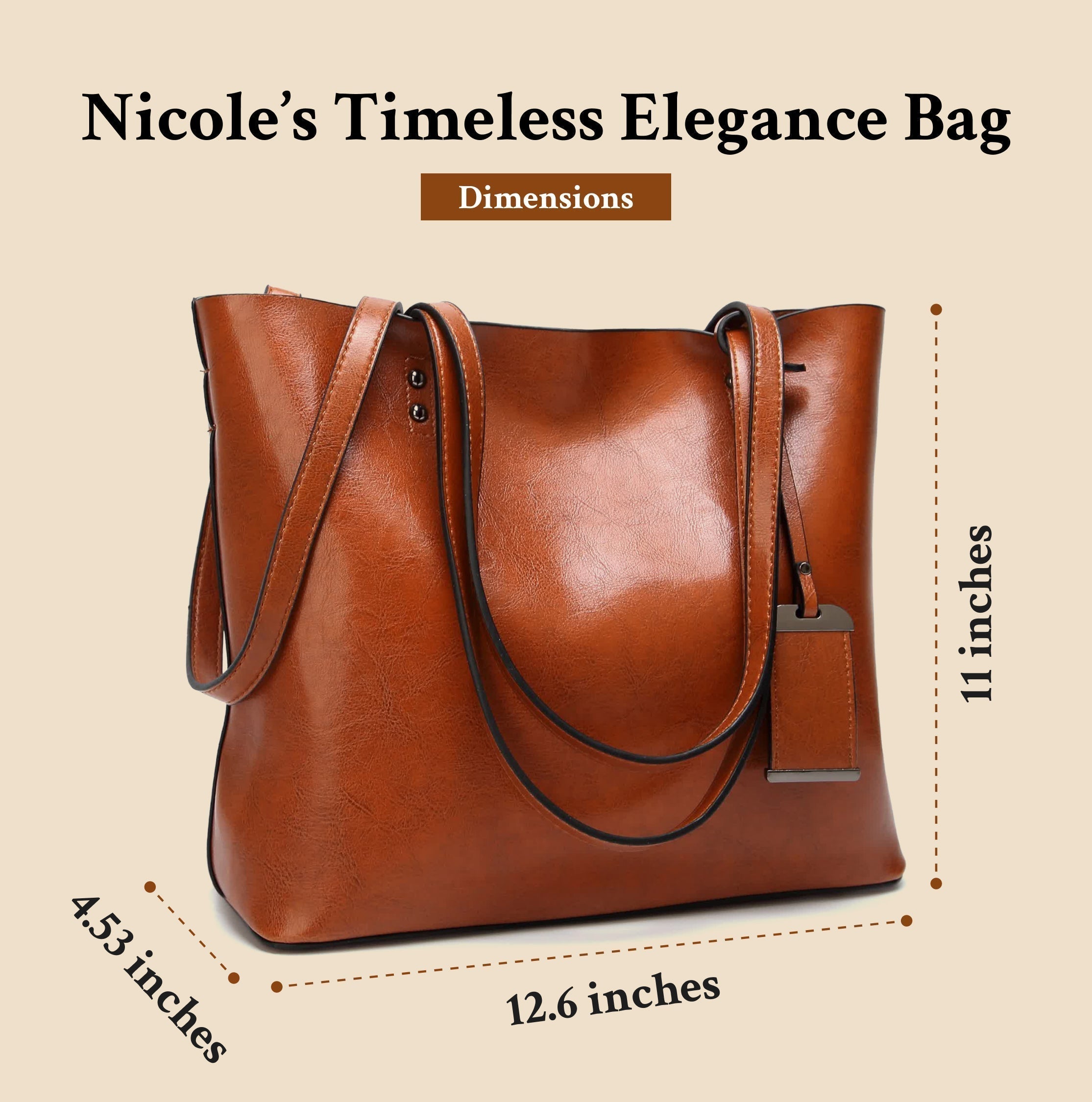 Nicole’s Favorite | Vintage Leather Shoulder Handbag