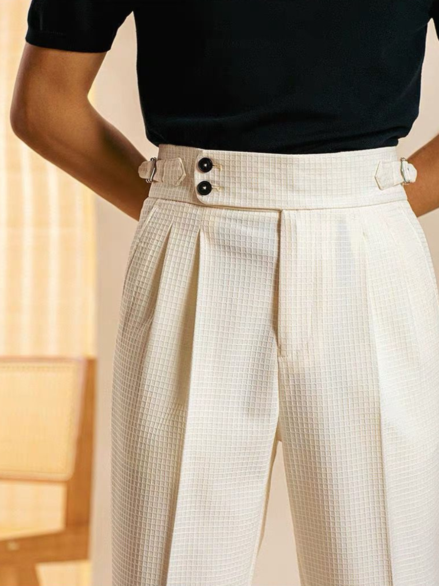 Straight Cut Naples Style Trousers