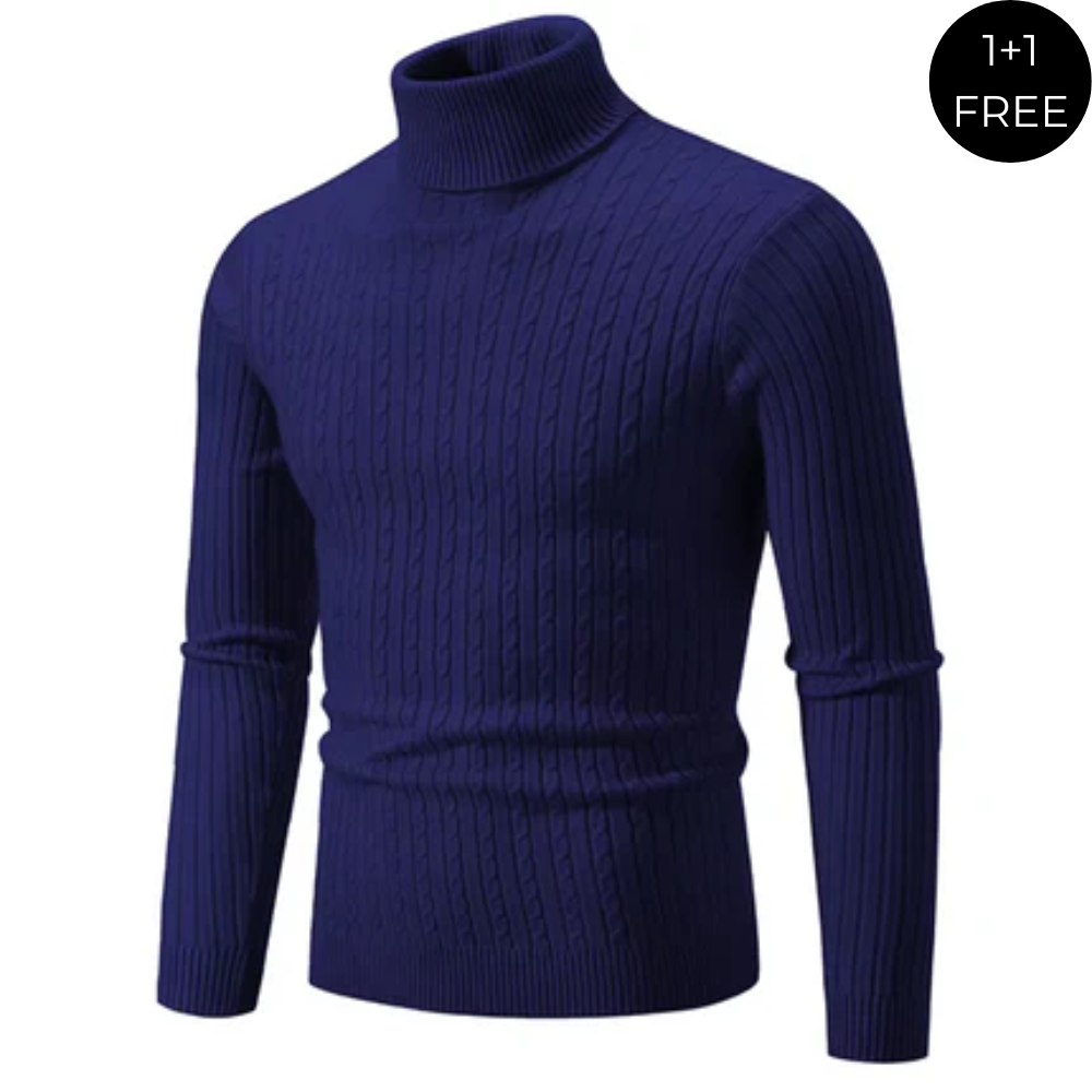 Enzo | Warm Turtleneck Knit Sweater (Buy 1, Get 1 FREE)