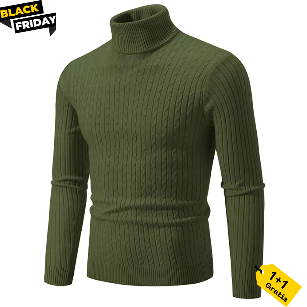 Warmer Strickpullover mit Rollkragen - Levi