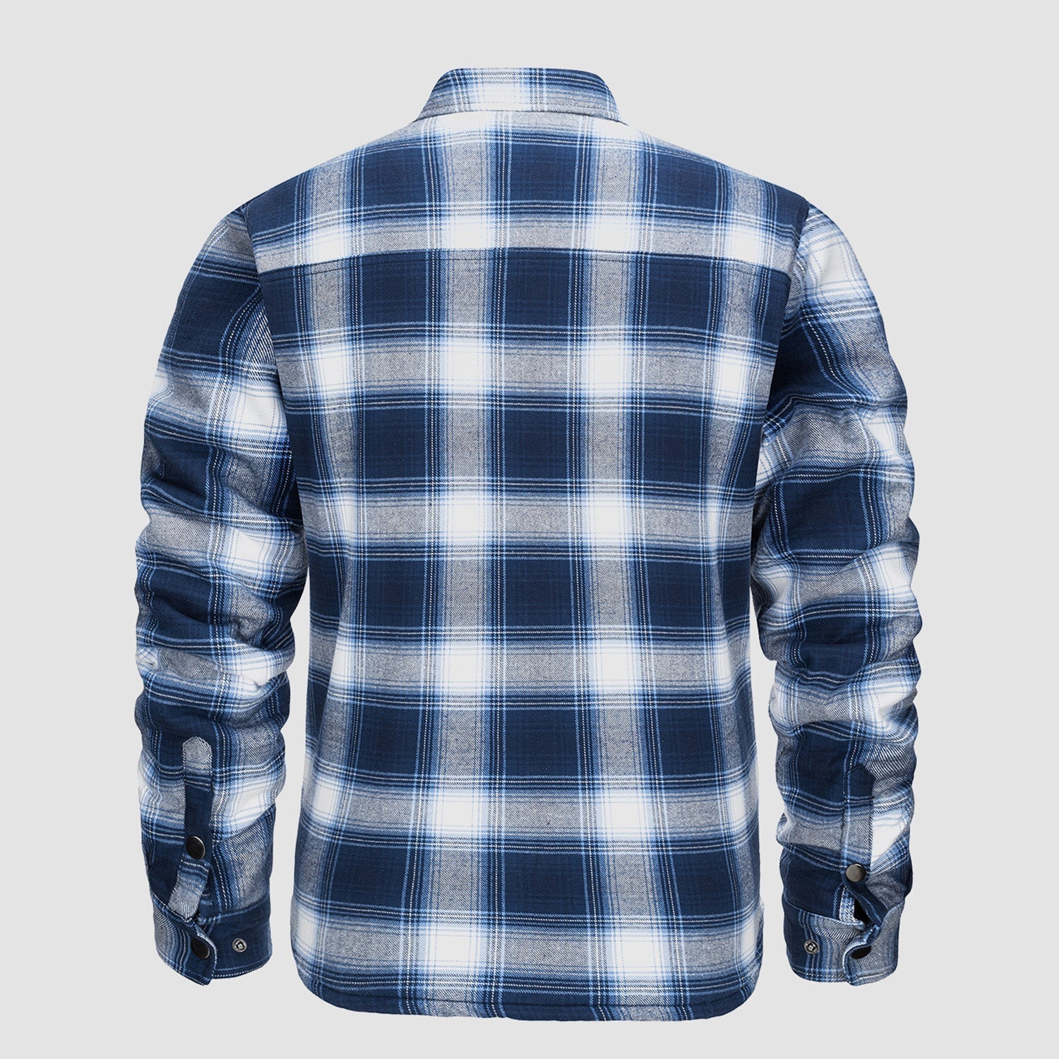 Versatile Design Checkered Bomber Jacket