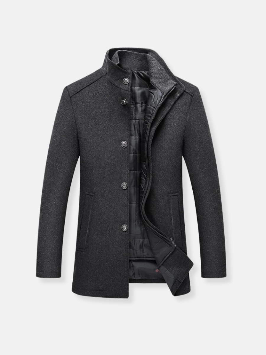 Woolen Trench Coat for Men