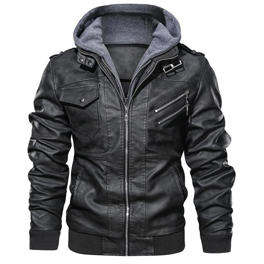 Synthetic Leather Jacket