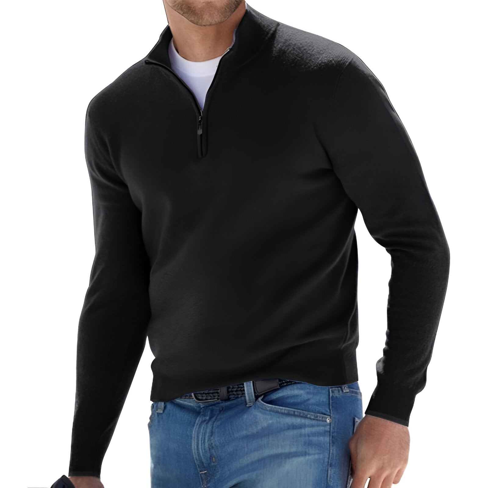 Stylish Breathable V-Neck Sweater for Men