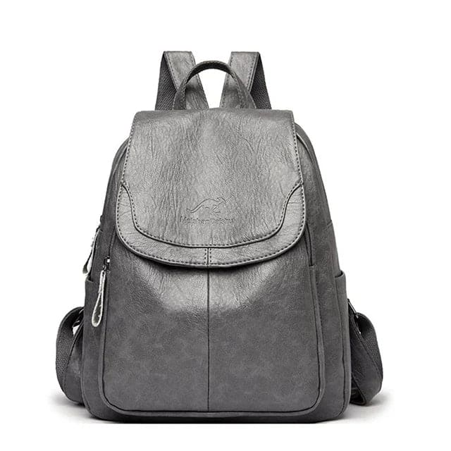 Maddy™ | Leather anti-theft backpack