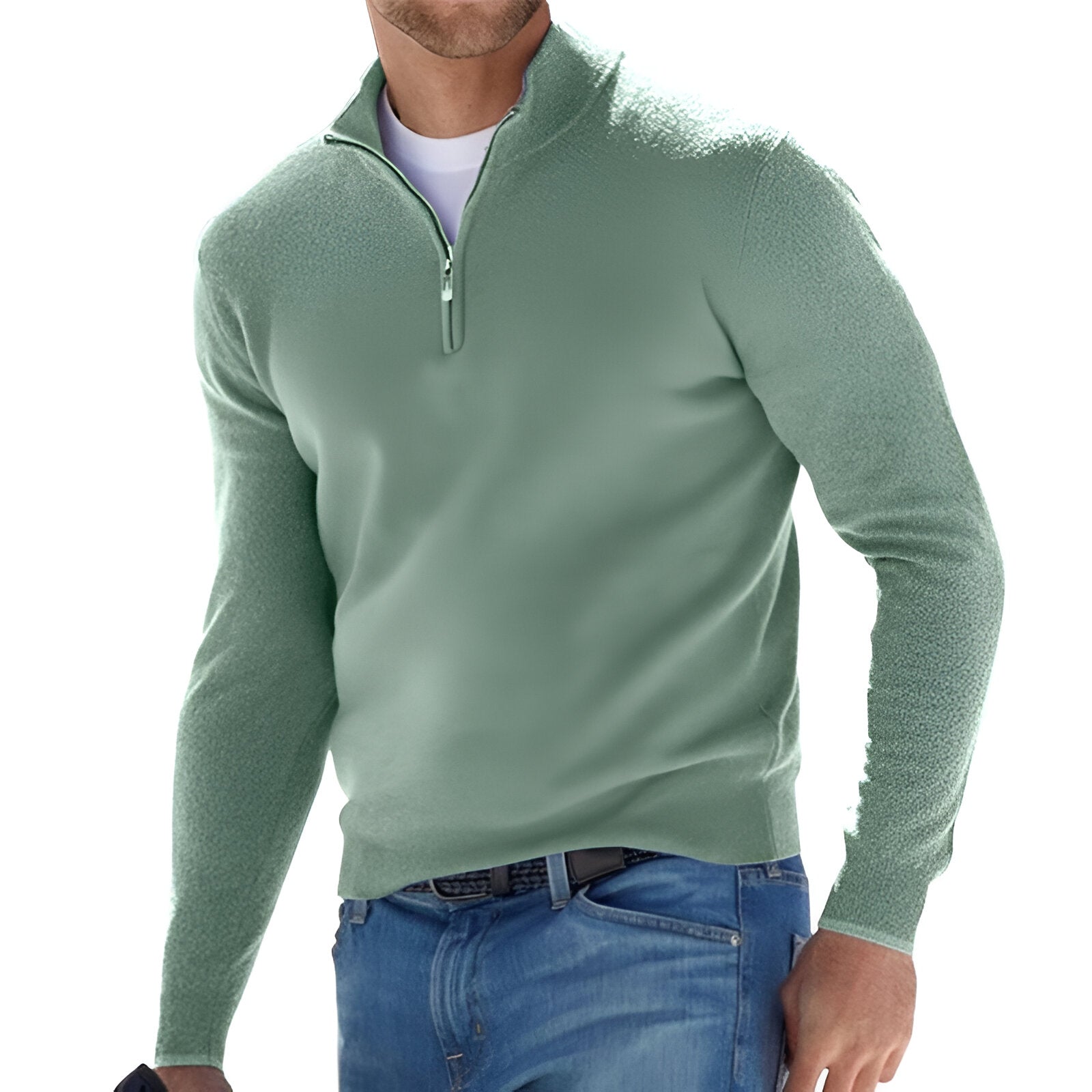 Stylish Breathable V-Neck Sweater for Men