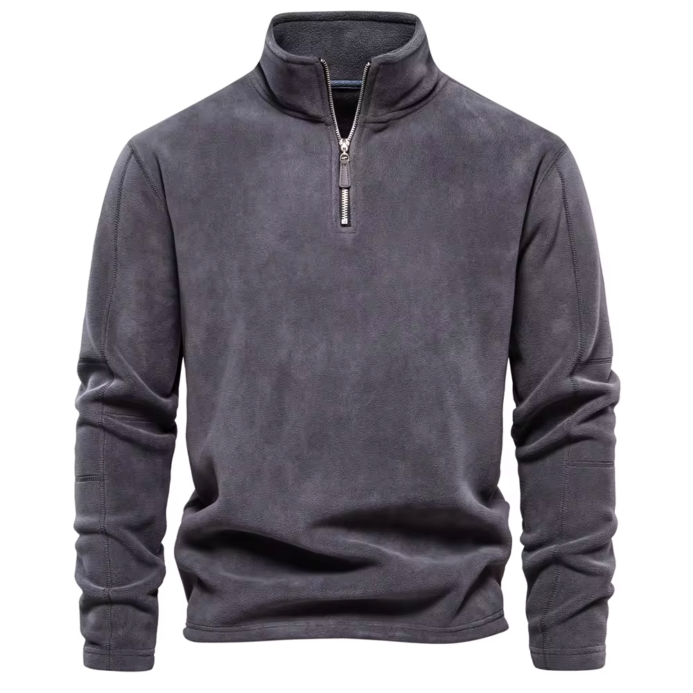 Warmer Fleece Pullover with Zipper