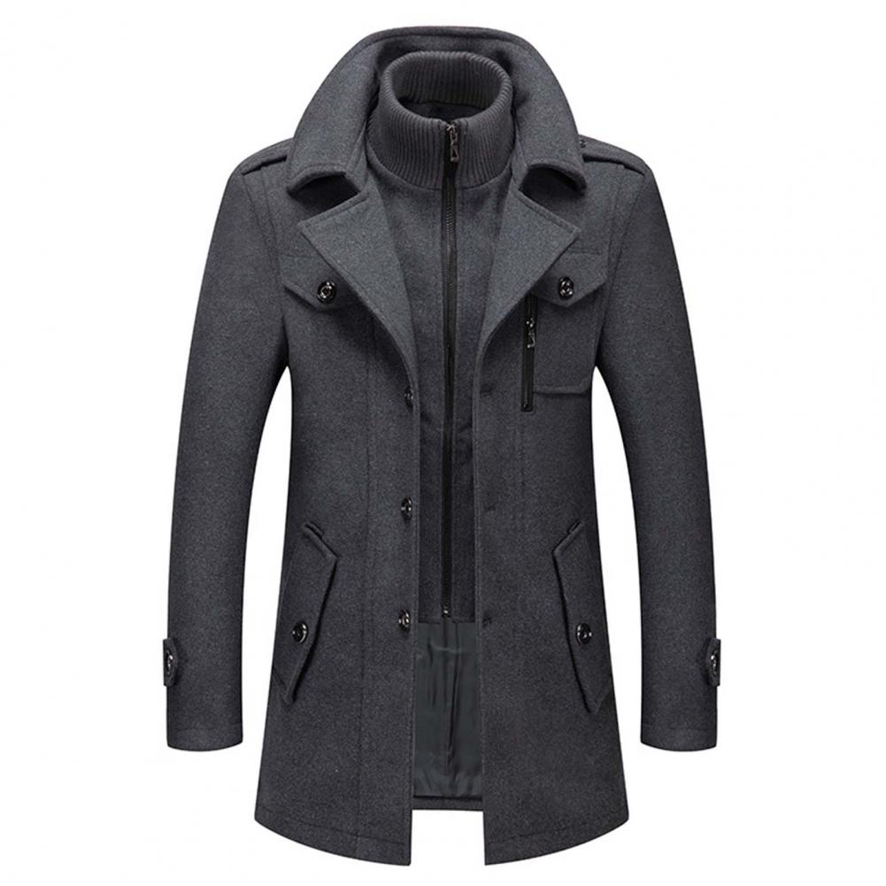 Two-Piece Winter Coat for Men