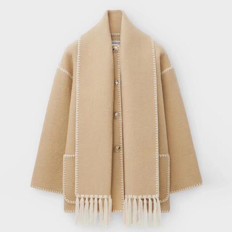 Viona™ | Cozy Wool Cape Jacket