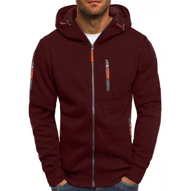 Men's Sporty Hoodie Jacket