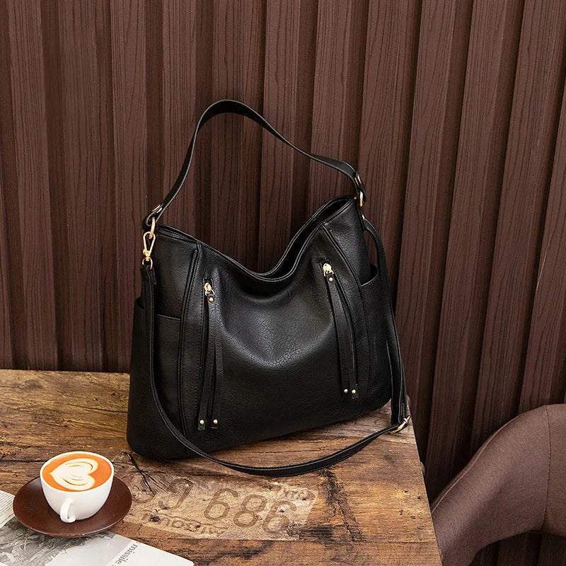 Evelyn™ | Elegant leather bag