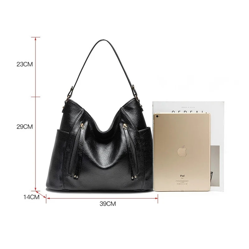 Evelyn™ | Elegant leather bag