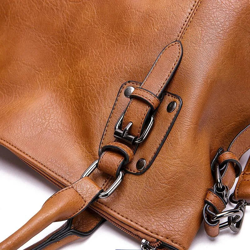 Ilse™ | Elegant leather shoulder bag