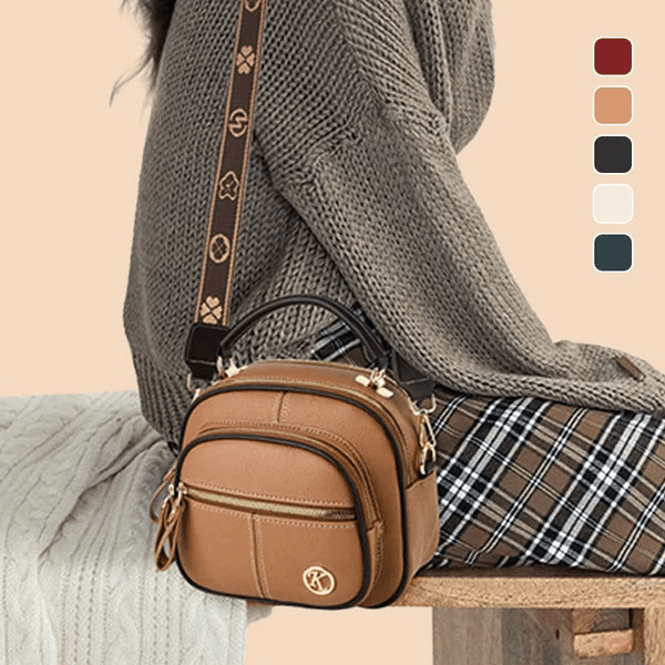 Molly™ | Stylish leather bag with shoulder strap